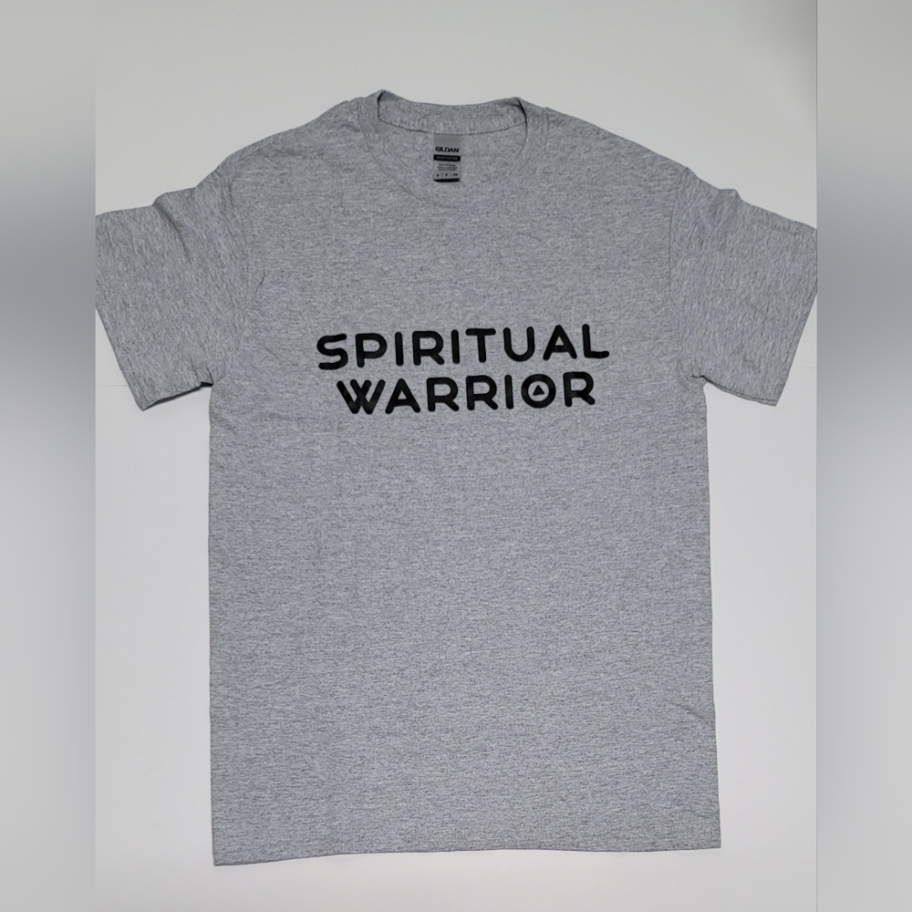 Gray Spiritual Warrior Adult Unisex T-shirt